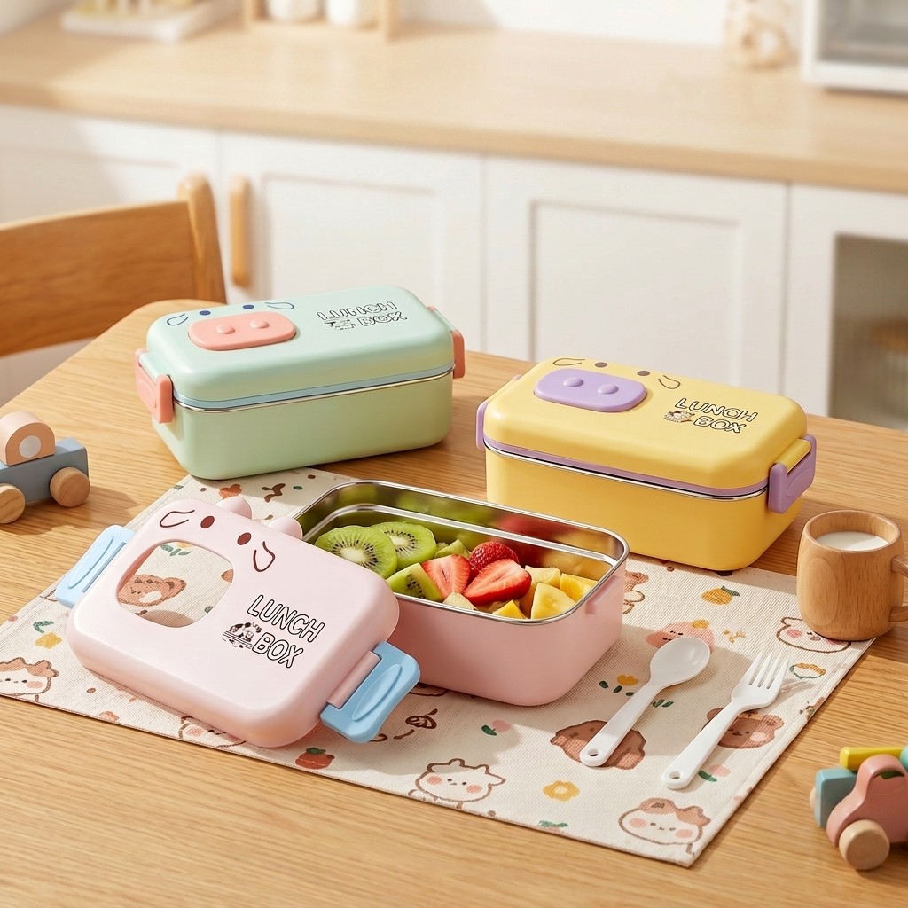 Food Storage Containers B&M - Pojemnik na lunch ze stali nierdzewnej