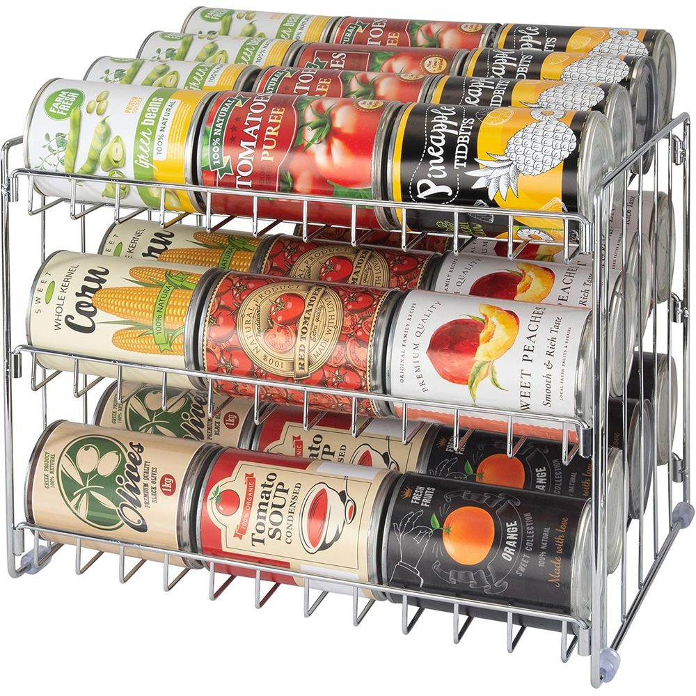 Food Storage Pantry - Organizer na puszki z 3 poziomami