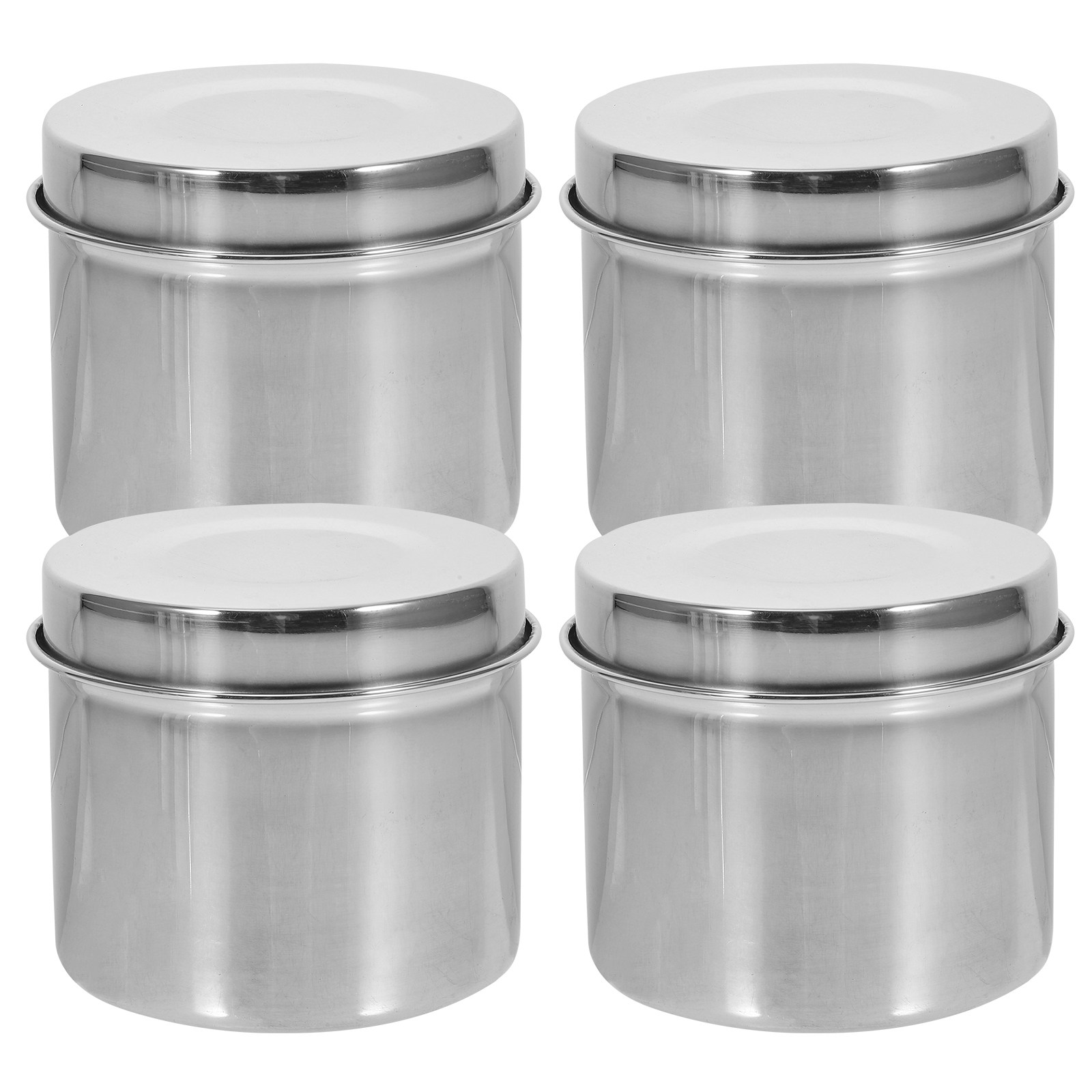Food Storage Food Safety - 4 sztuki polerowanych pojemników na żywność