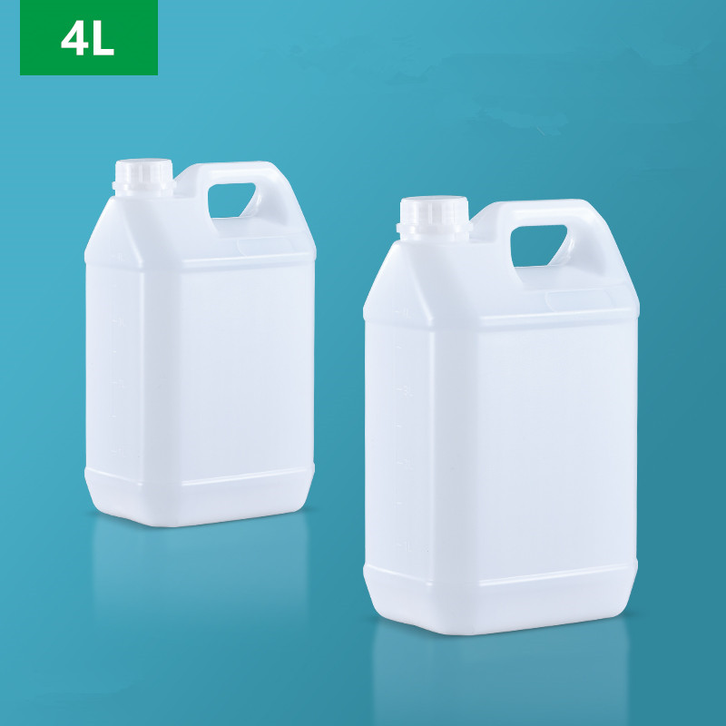 Food Storage Drums - Pusty 4L kwadratowy plastikowy kanister spożywczy
