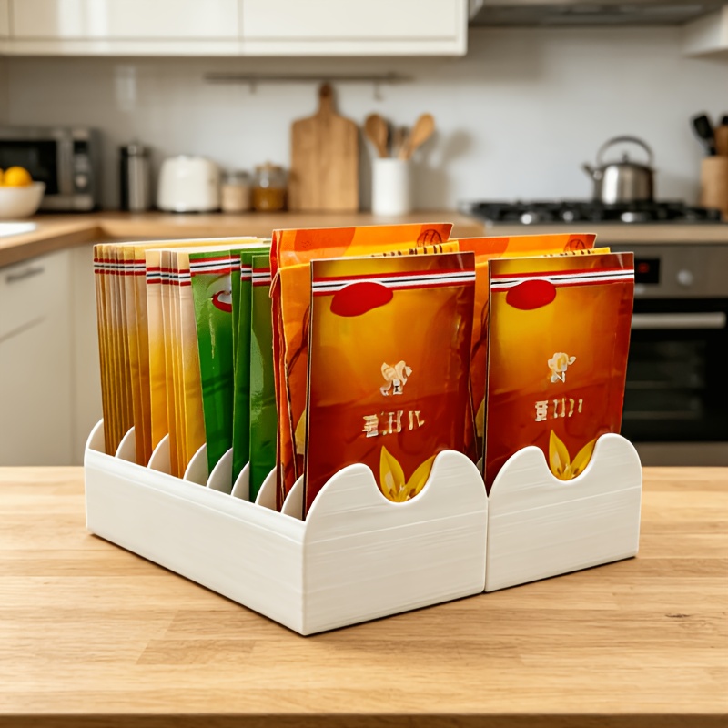 Food Storage With Compartments - Organizer na przyprawy kuchenne z 8