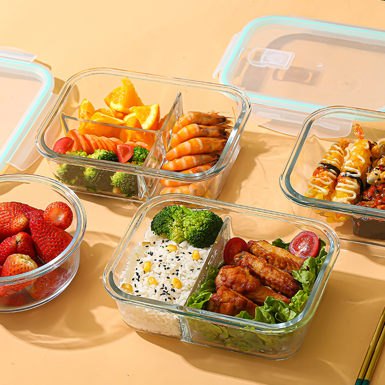 Food Storage Safety - Szklany pojemnik do przechowywania świeżej żywności,