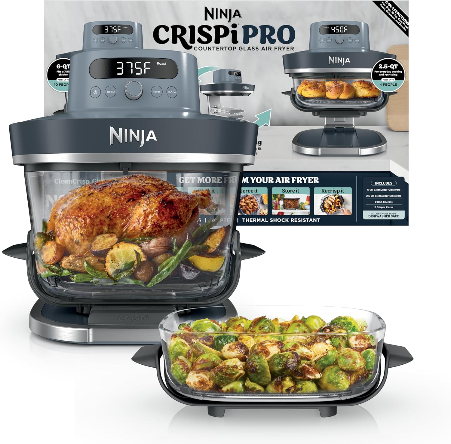 Food Storage Safety - Frytkownica powietrzna Ninja Crispi Pro 6-w-1