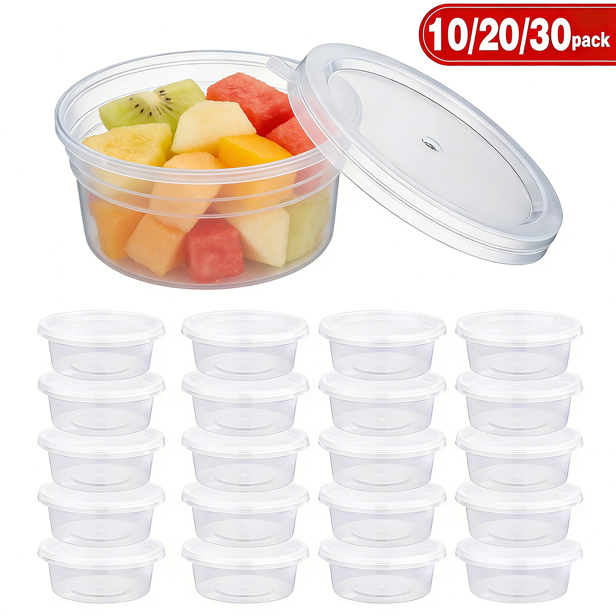 Food Storage Unit - Zestaw 10/20/40 Małych Pojemników na Slime