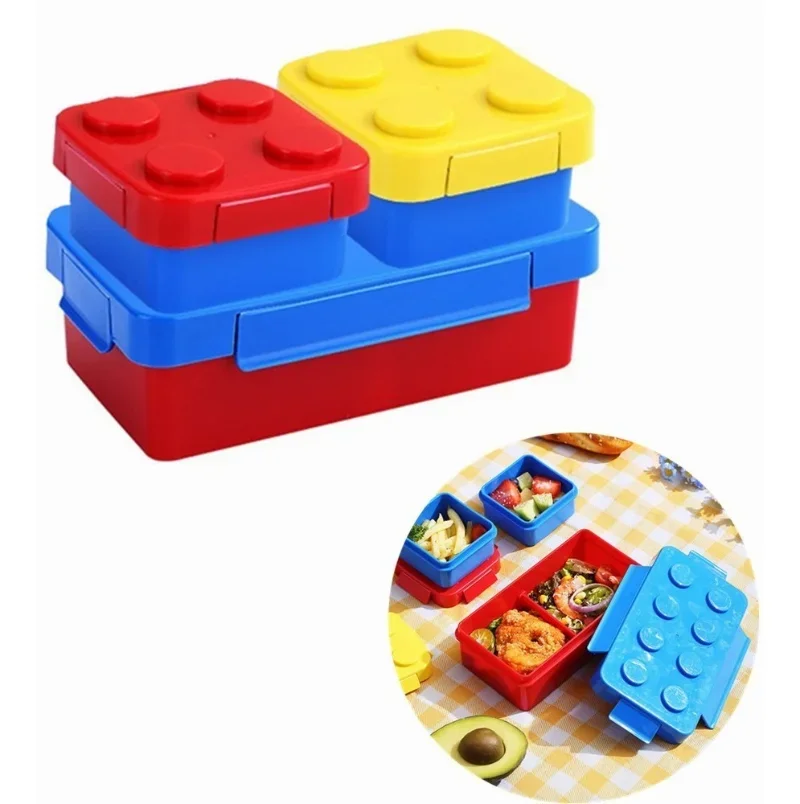 Food Storage Building - Klocki pudełko na Lunch DIY dla