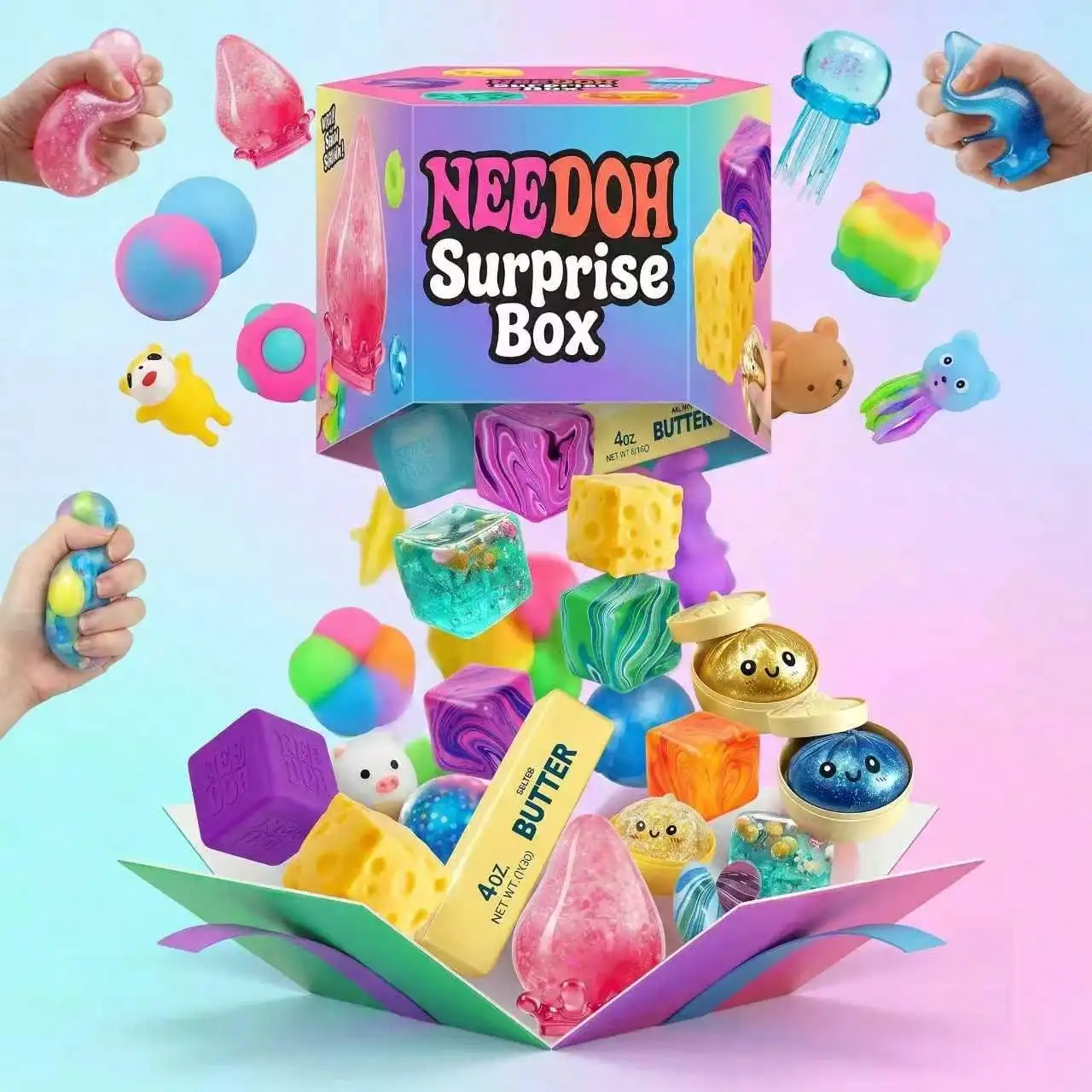 Food Storage Unit - Pudełko Niespodzianka - Różnorodne zabawki antystresowe