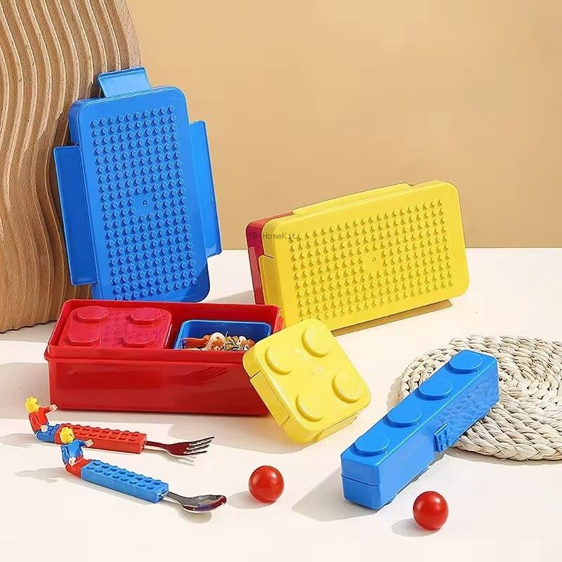 Food Storage Building - DIY Klocki Konstrukcyjne Lunch Box Modułowe