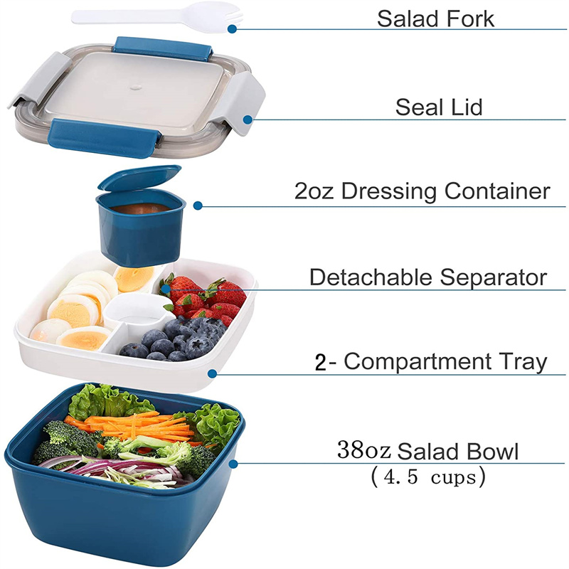 Przenośny pojemnik na lunch na – Food Storage With Compartments recenzja i cena