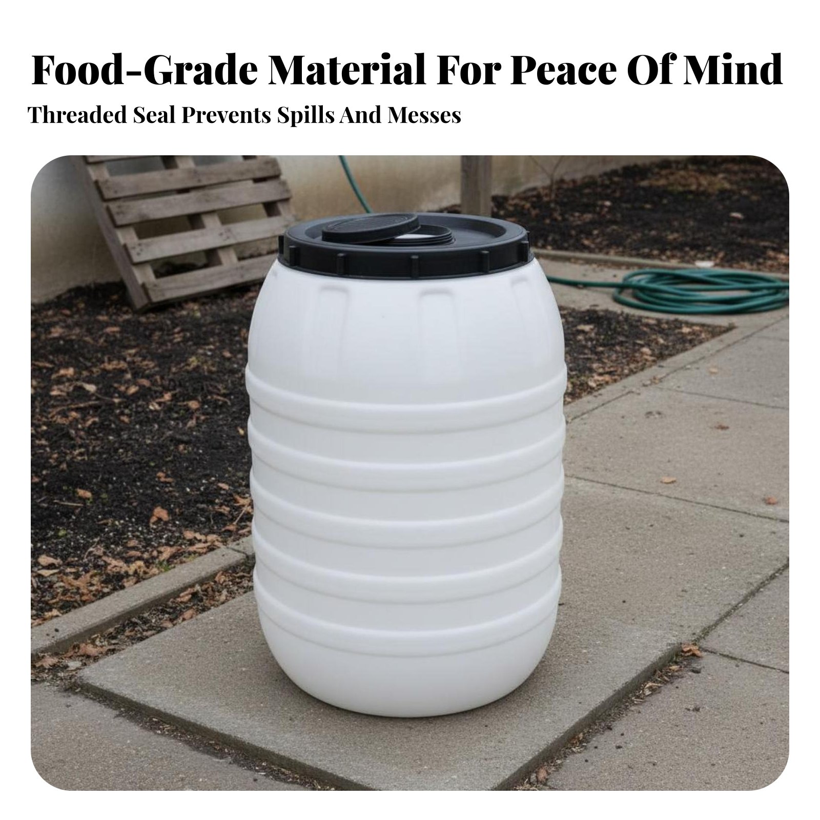 Plastikowy beczka z tworzywa s – Food Storage And recenzja i cena