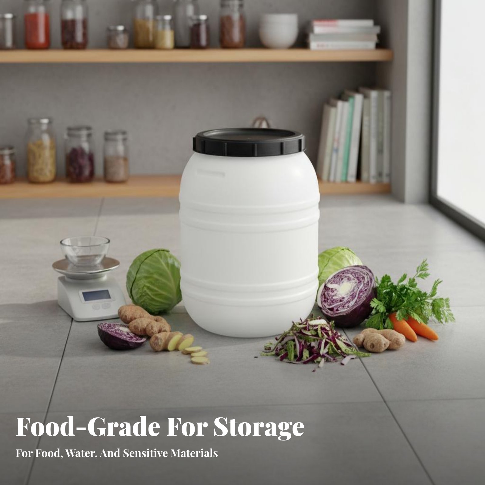 Plastikowy beczka z tworzywa s – Food Storage And recenzja i cena