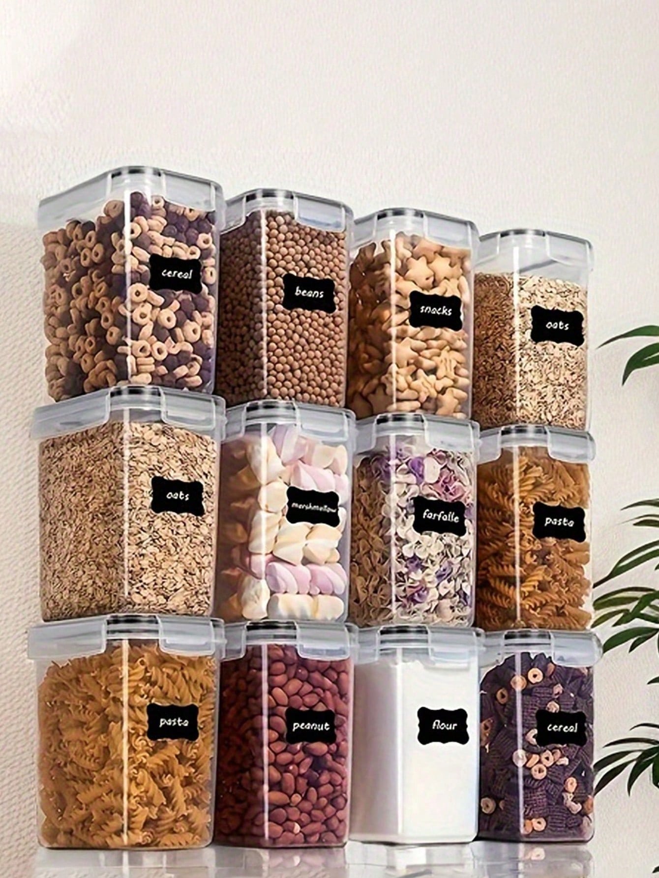 48 szt. Hermetycznych pojemnik – Food Storage Pantry recenzja i cena