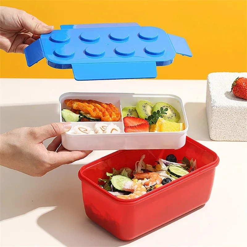 Pudełko na lunch DIY, modułowe – Food Storage Building recenzja i cena