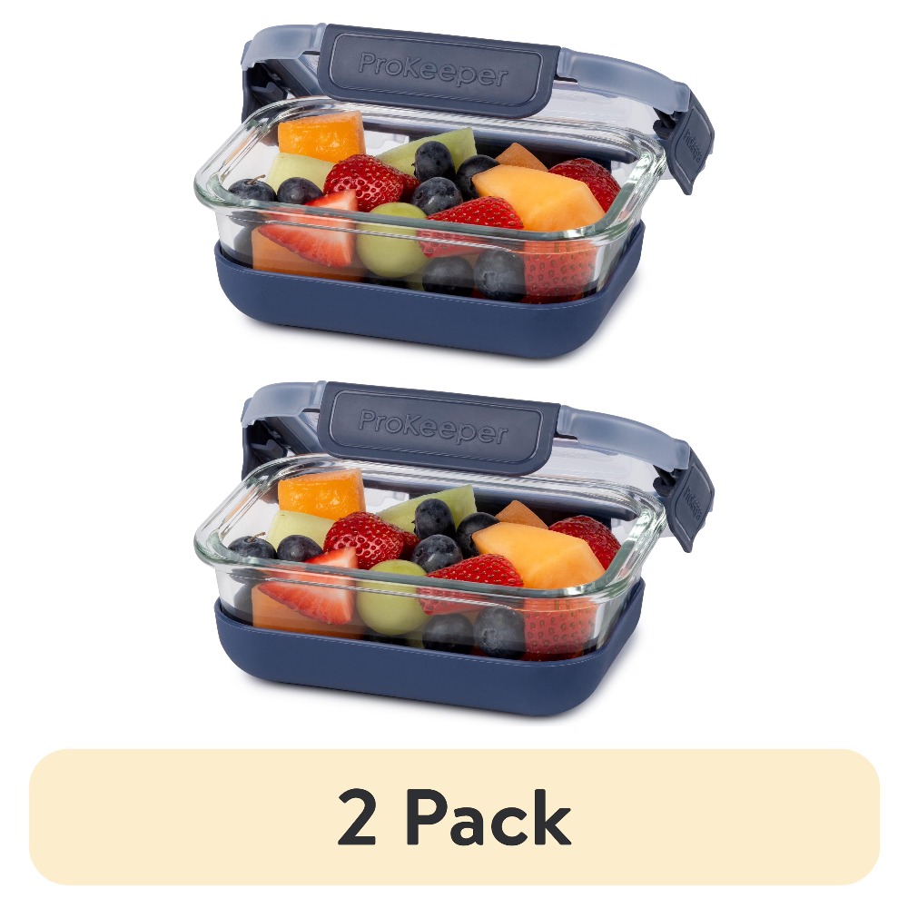 2 sztuki szklanych pojemników  – Food Storage Pantry recenzja i cena