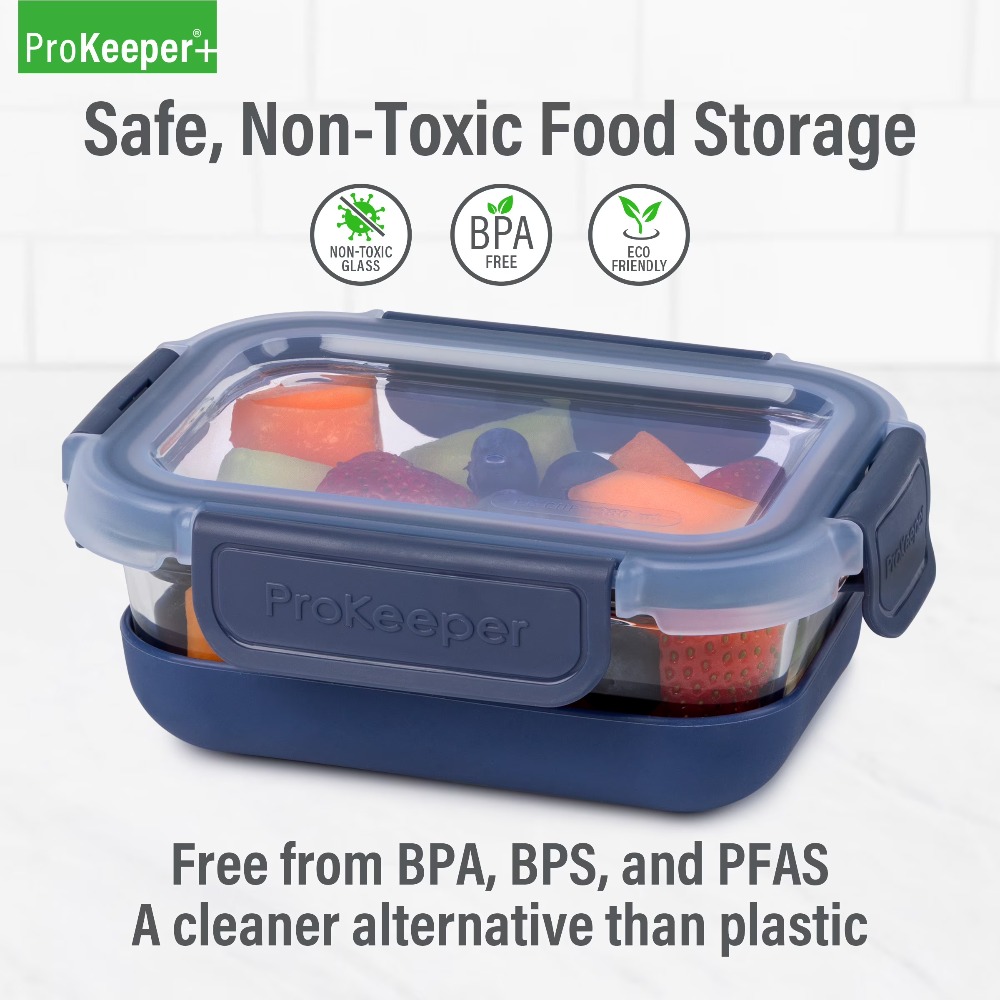 2 sztuki szklanych pojemników  – Food Storage Pantry recenzja i cena