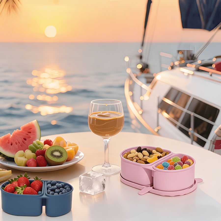 Silikonowy pojemnik na przekąs – Food Storage With Compartments recenzja i cena