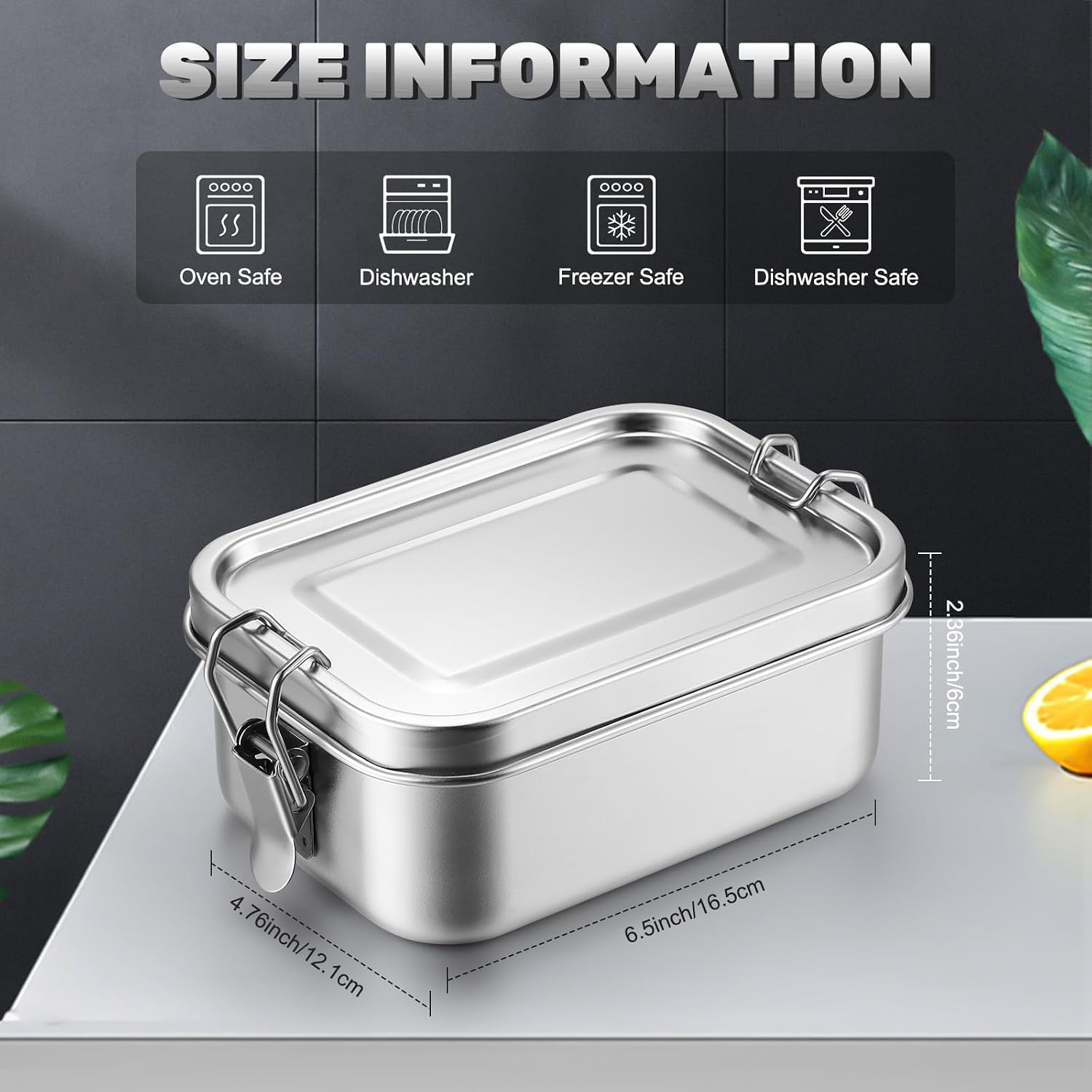 Pojemniki na żywność ze stali  – Food Storage Containers B&M recenzja i cena
