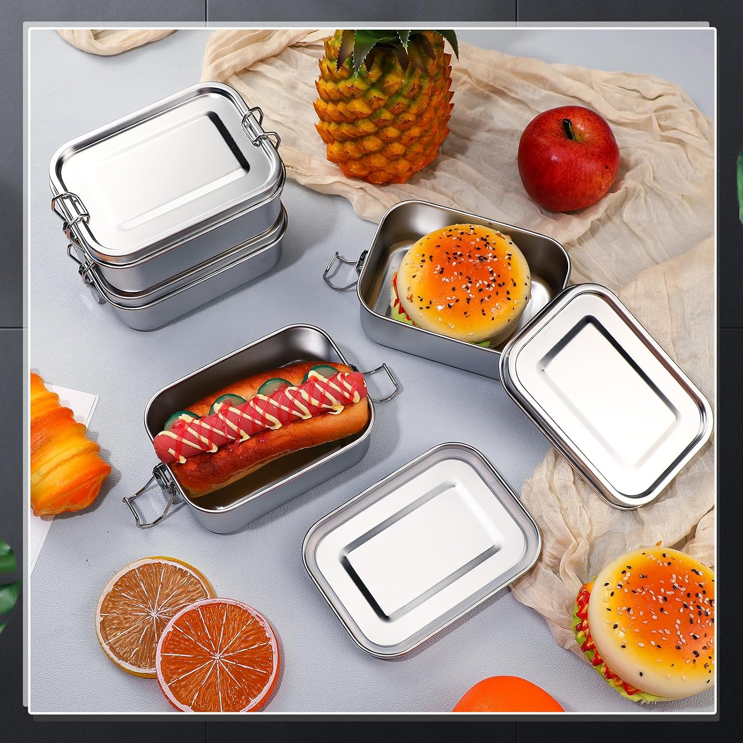 Pojemniki na żywność ze stali  – Food Storage Containers B&M recenzja i cena