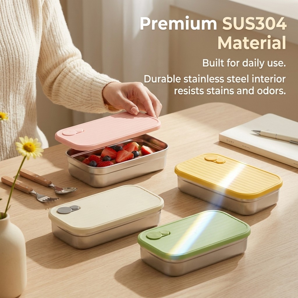 Pojemnik na lunch ze stali nie – Food Storage Containers B&M recenzja i cena