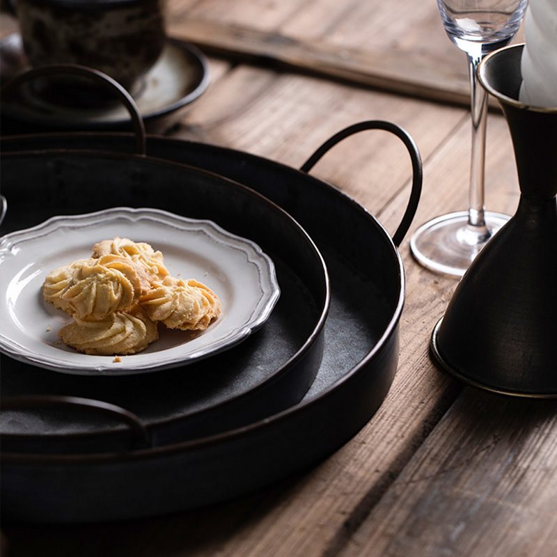 Europejska Retro okrągła płyta – Food Storage Restaurant recenzja i cena