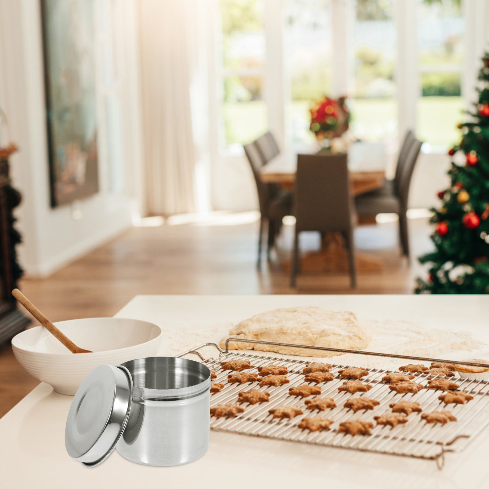4 sztuki polerowanych pojemnik – Food Storage Food Safety recenzja i cena