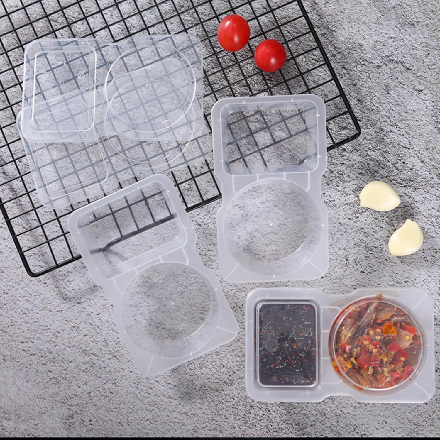 Dwukomorowe, jednorazowe, prze – Food Storage Safety recenzja i cena