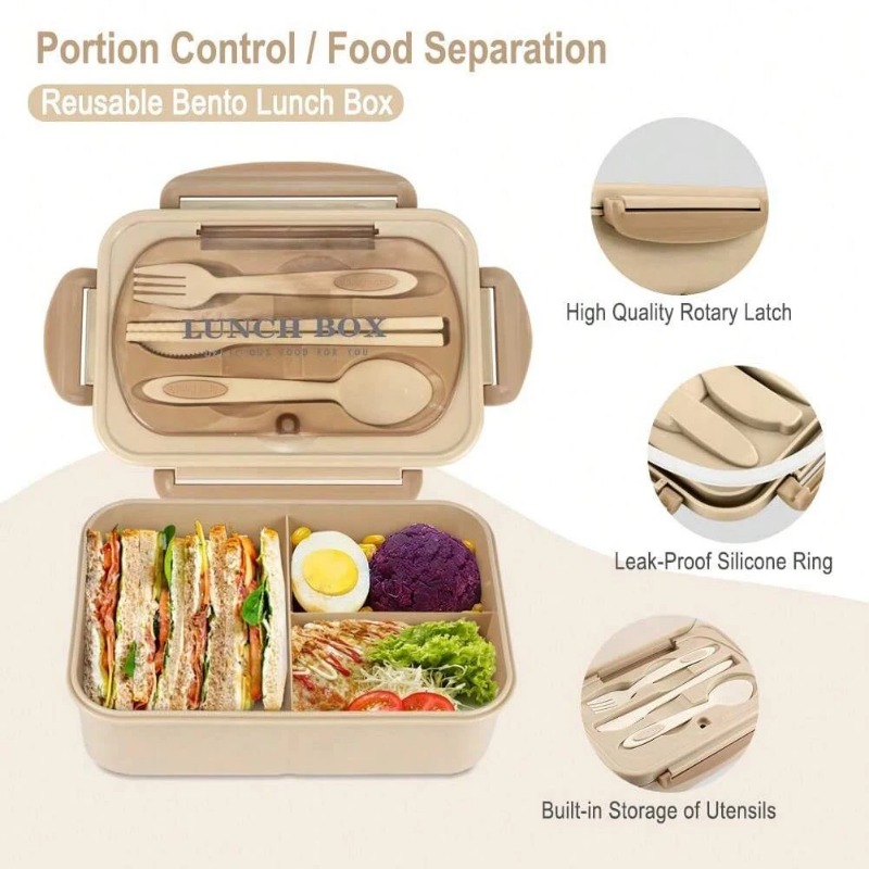 3 szt./1 szt. Pudełko Bento dl – Food Storage With Compartments recenzja i cena