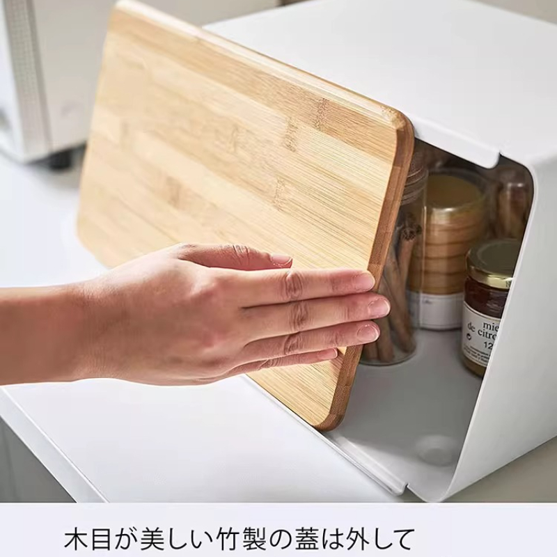 Pojemnik na chleb z bambusa do – Food Storage Pantry recenzja i cena