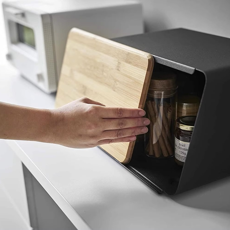 Pojemnik na chleb z bambusa do – Food Storage Pantry recenzja i cena
