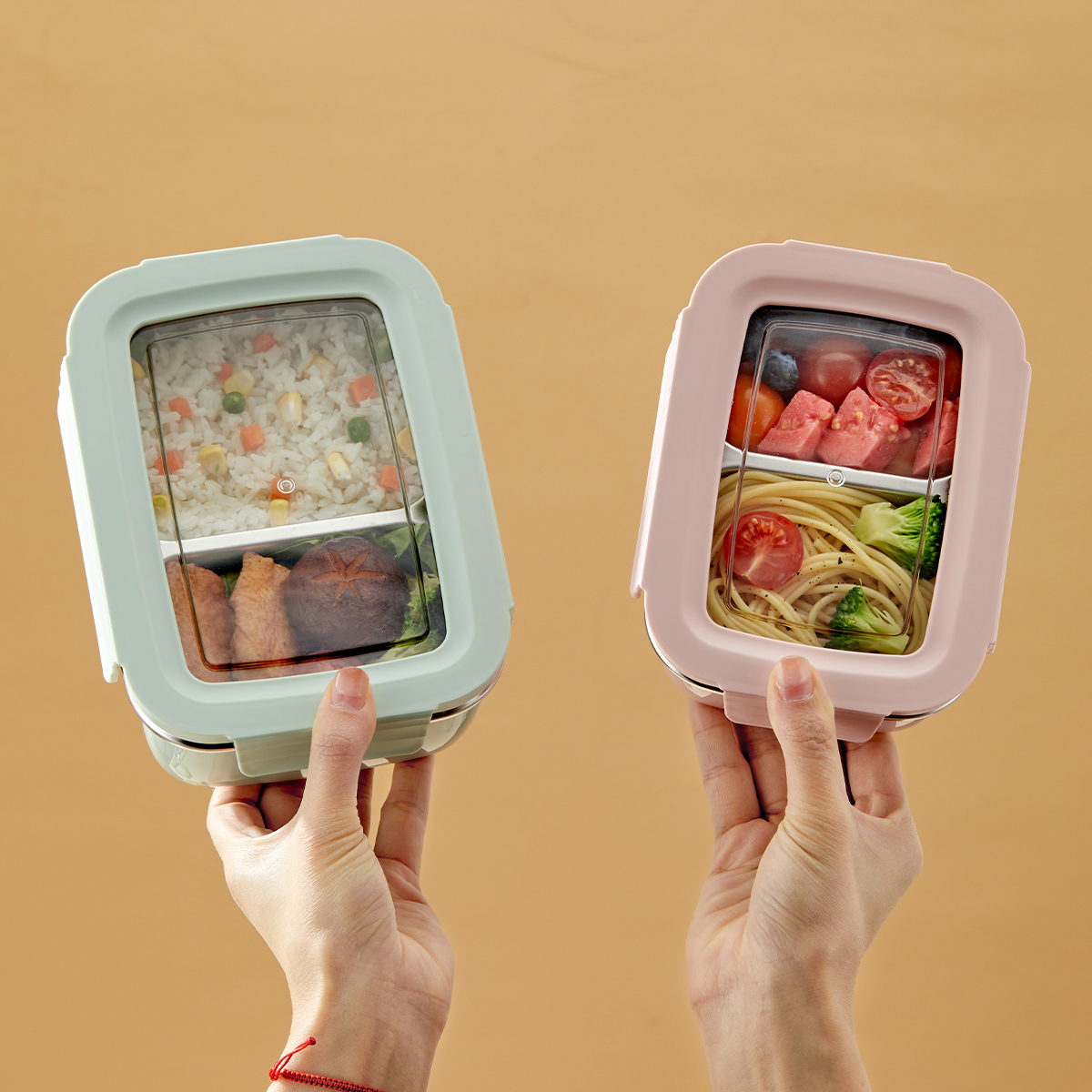 Pojemnik na lunch z mikrofalów – Food Storage With Compartments recenzja i cena