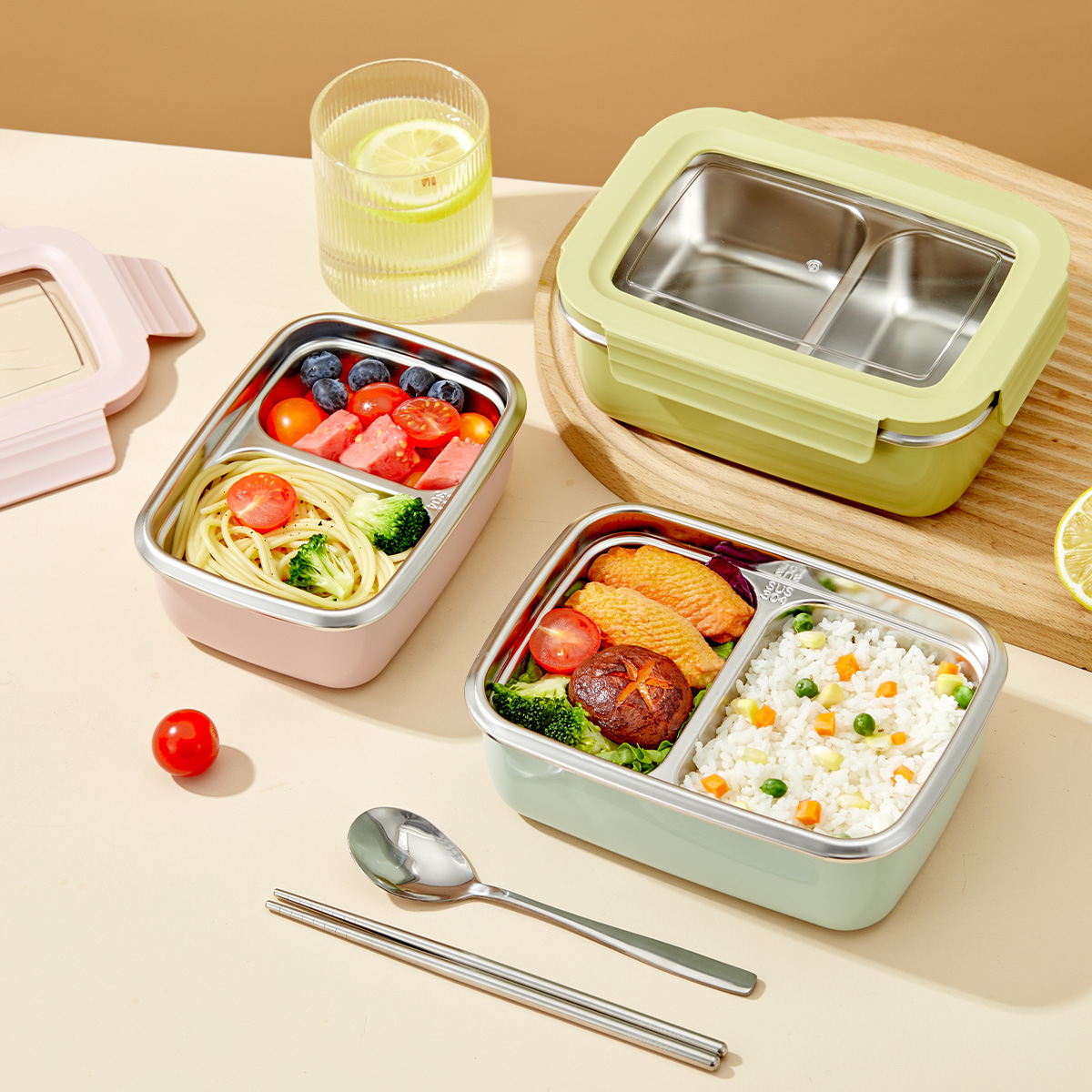 Pojemnik na lunch z mikrofalów – Food Storage With Compartments recenzja i cena