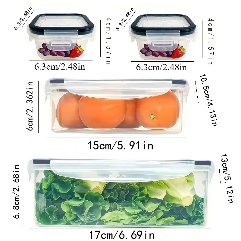 Zestaw 8 sztuk zawiera 4 pojem – Food Storage Equipment recenzja i cena