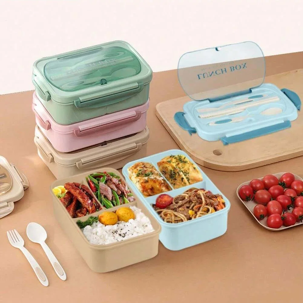 Bento Box Pudełko na lunch dla – Food Storage With Compartments recenzja i cena