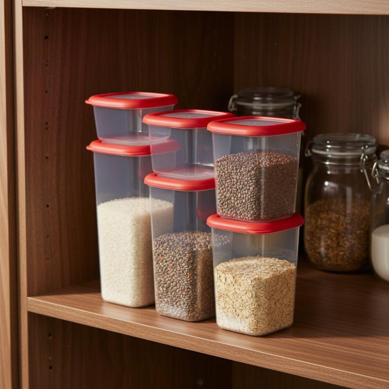 6-częściowy zestaw szczelnych  – Food Storage Pantry recenzja i cena