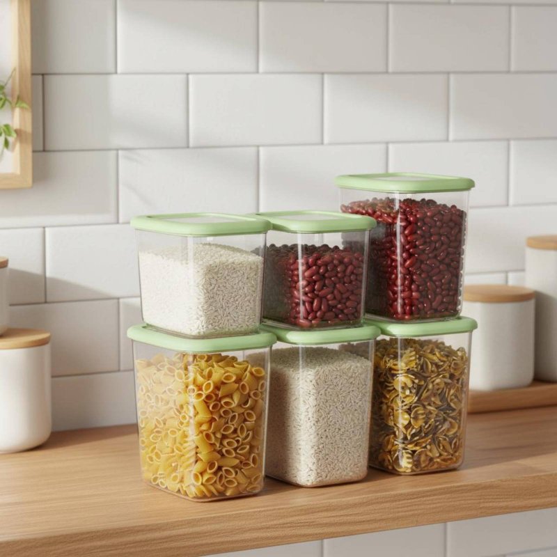 6-częściowy zestaw szczelnych  – Food Storage Pantry recenzja i cena