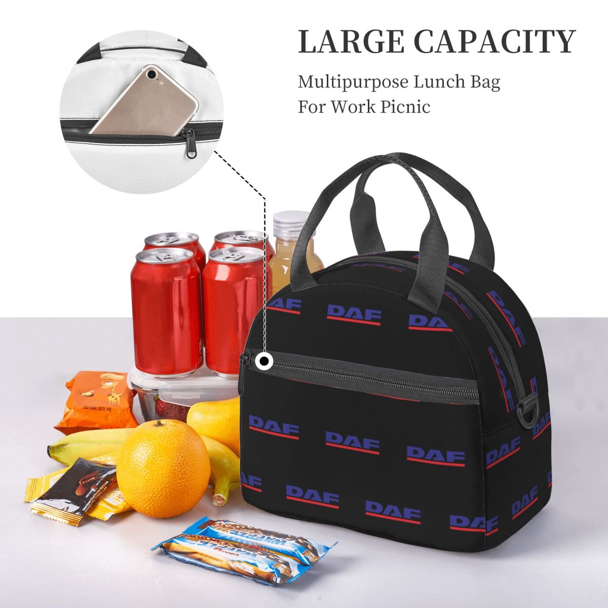 Torba na lunch DAF Red Design  – Best Food Storage recenzja i cena