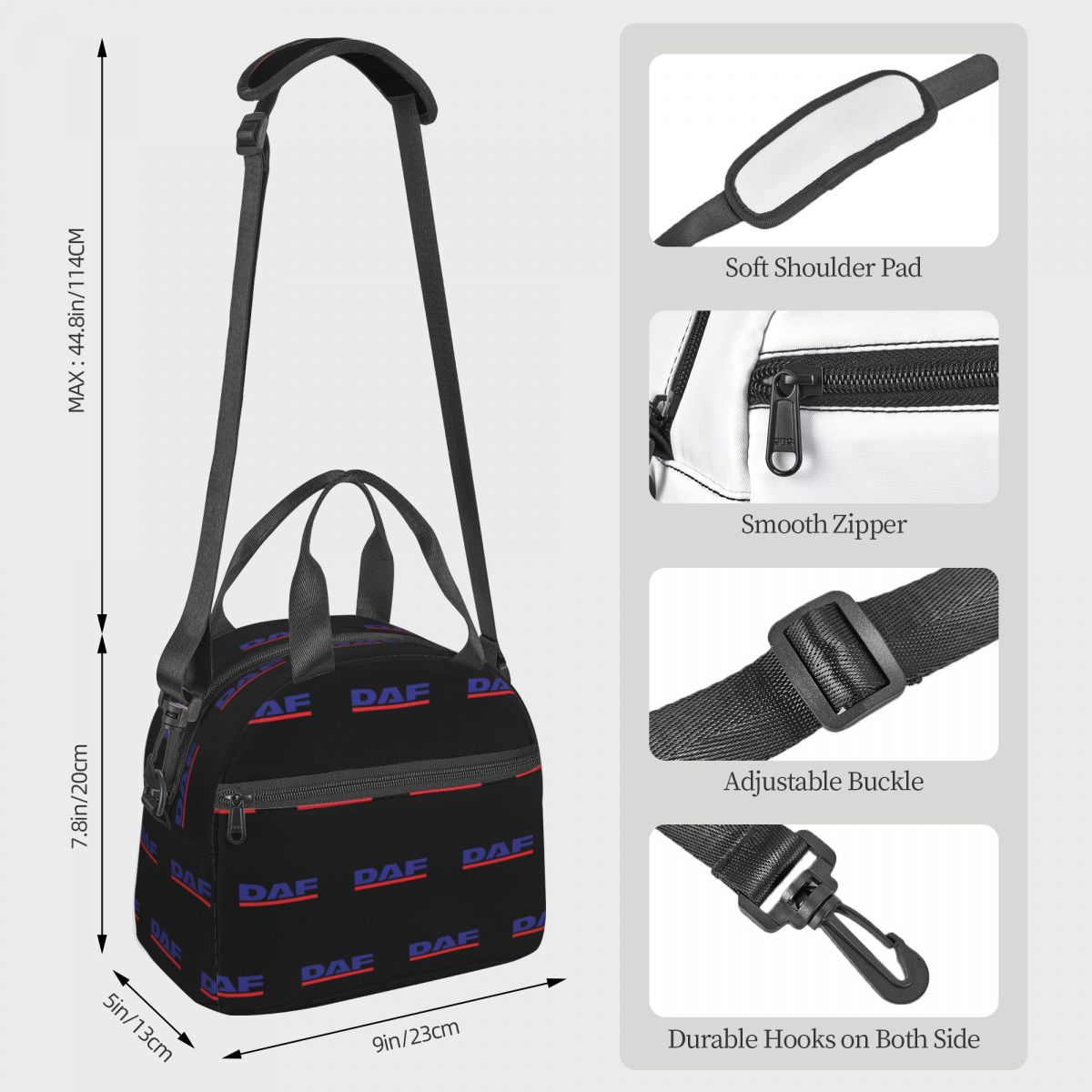 Torba na lunch DAF Red Design  – Best Food Storage recenzja i cena