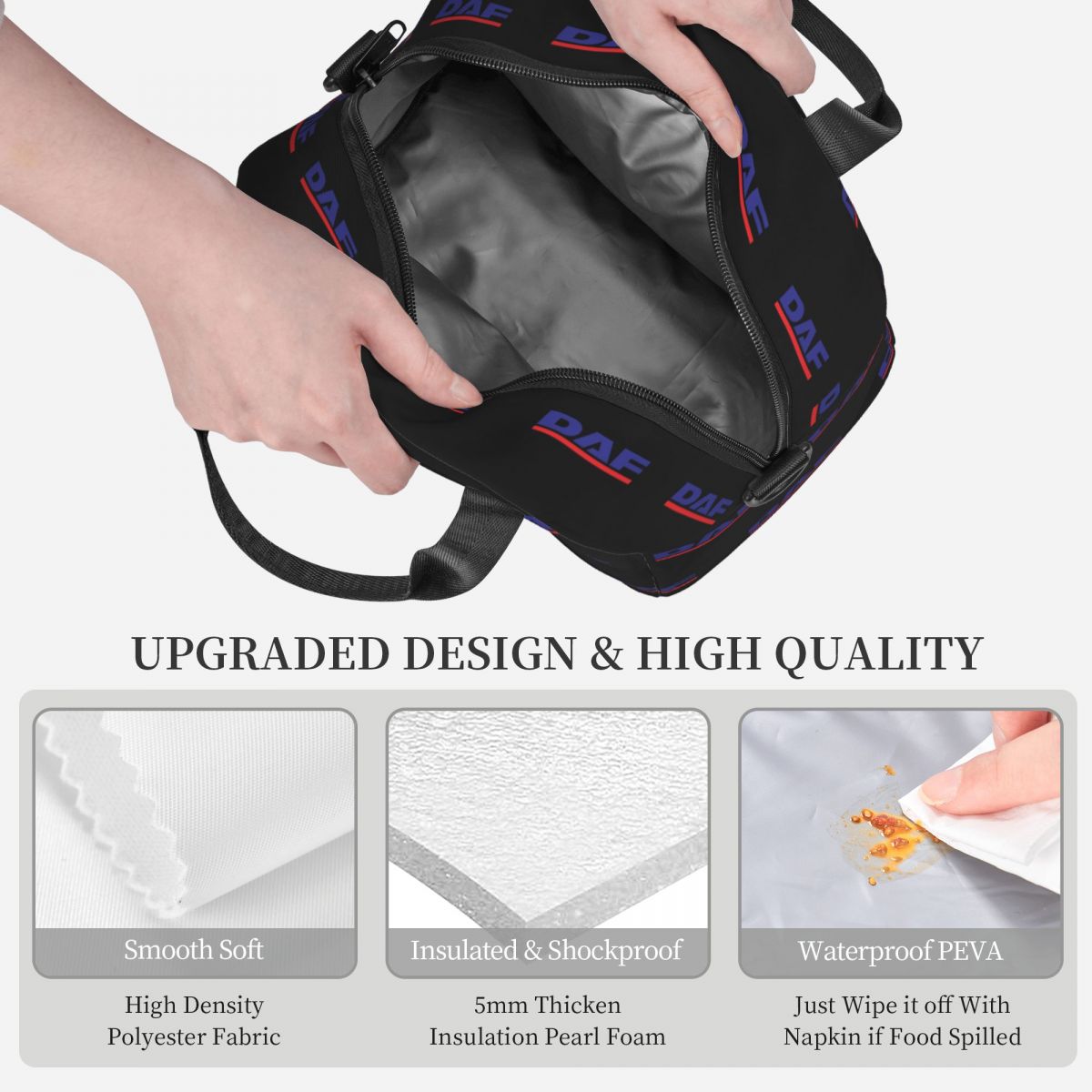 Torba na lunch DAF Red Design  – Best Food Storage recenzja i cena