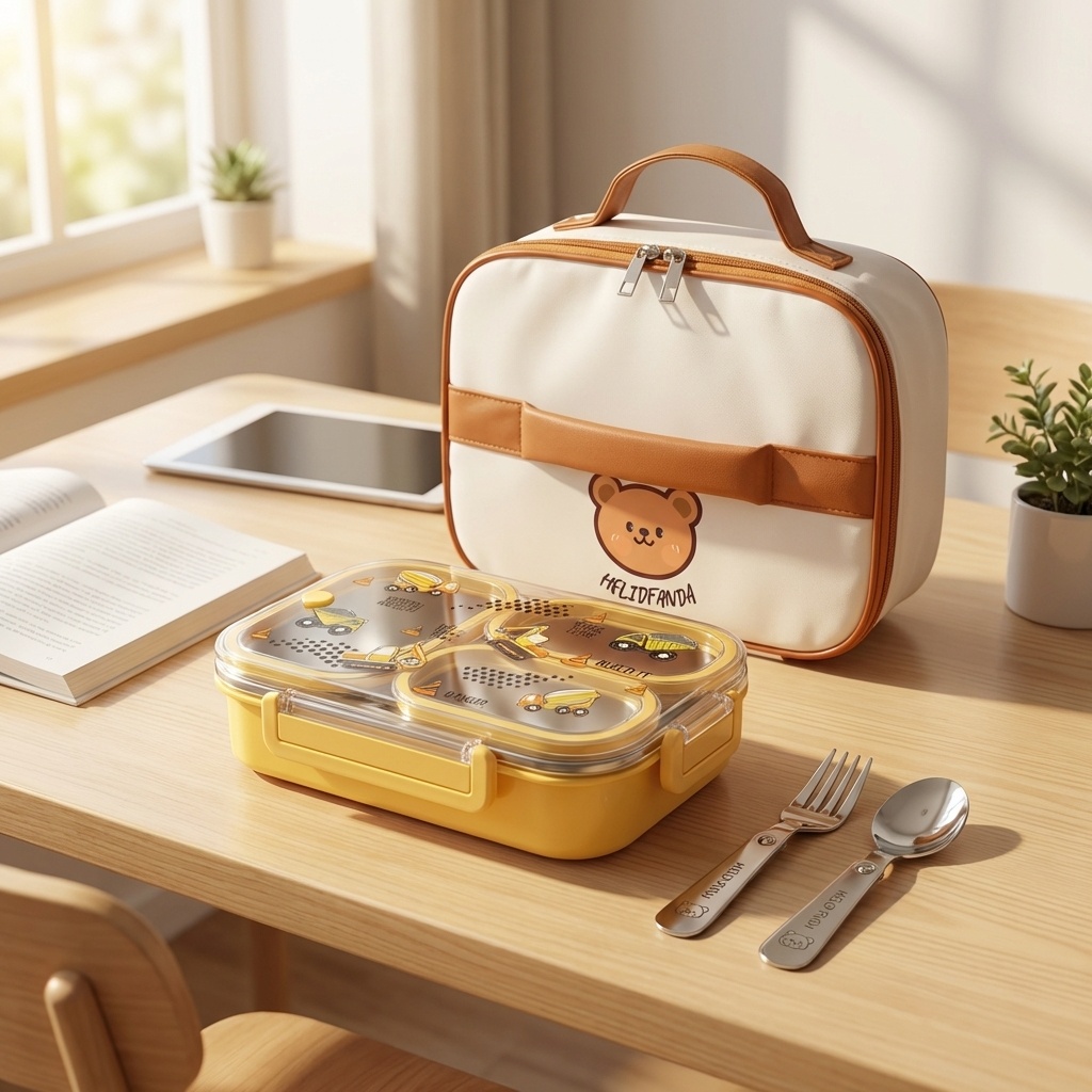 900ML Uroczy pojemnik na lunch – Food Storage Safety recenzja i cena