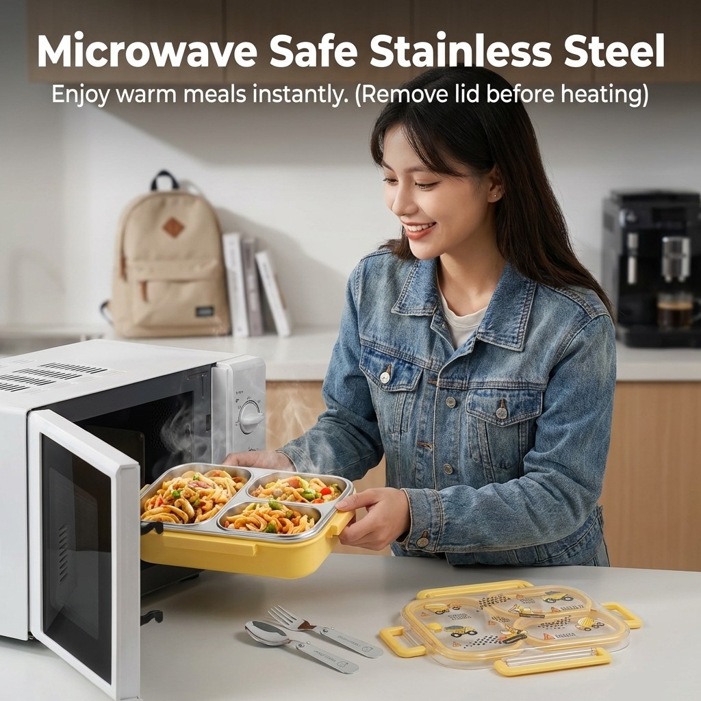 900ML Uroczy pojemnik na lunch – Food Storage Safety recenzja i cena