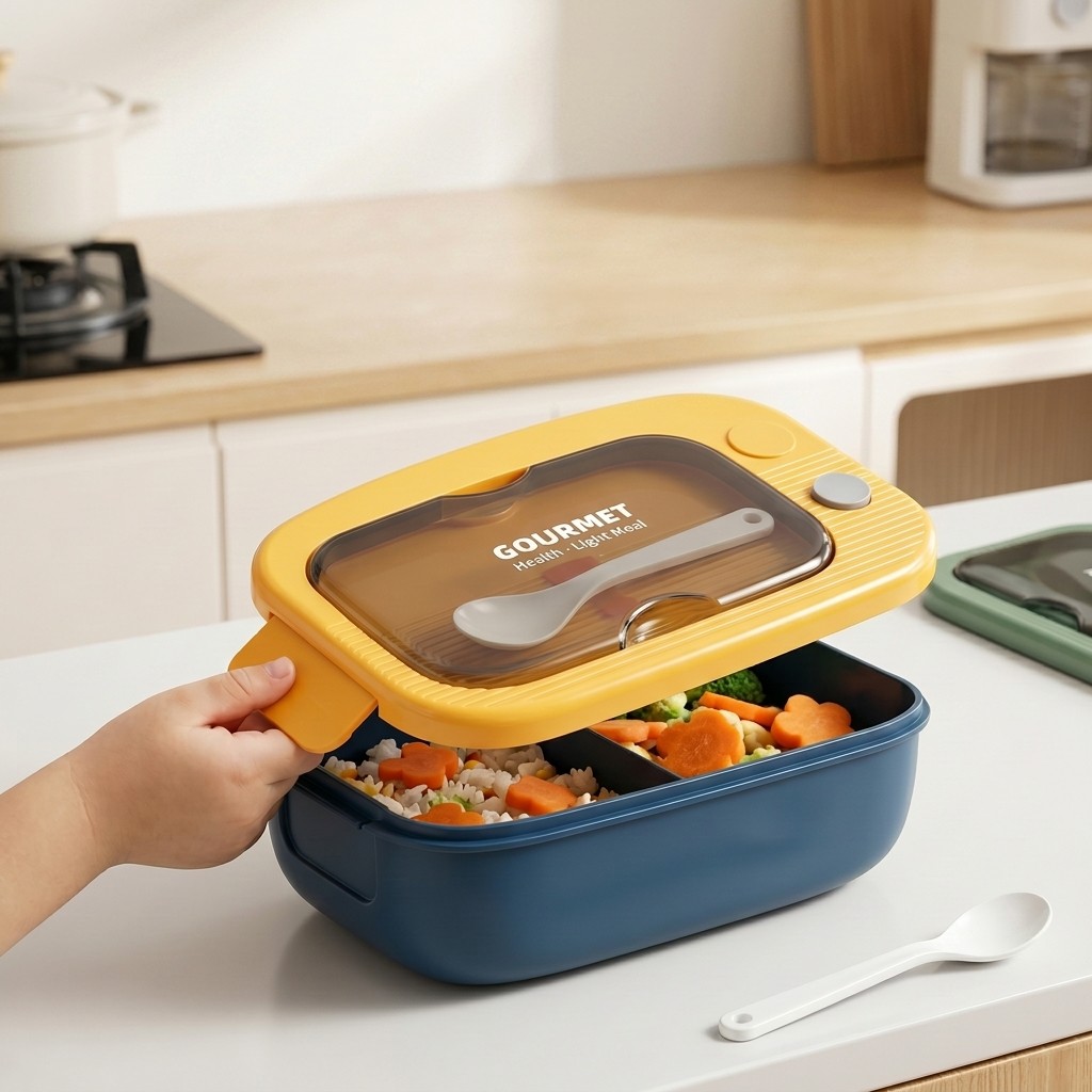 Plastikowy pojemnik bento do m – Food Storage With Compartments recenzja i cena