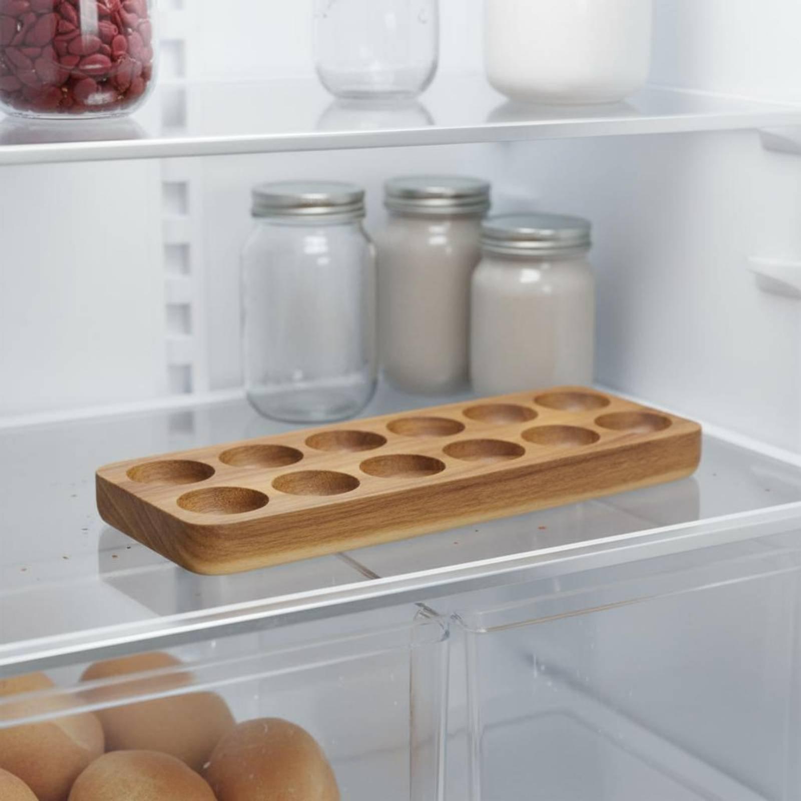 Drewniana podstawka na jajka,  – Food Storage Building recenzja i cena