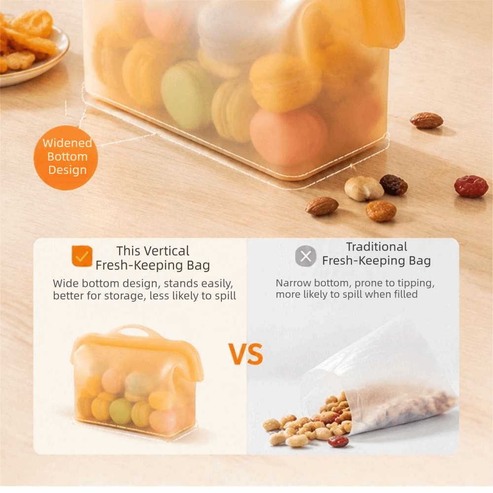 Wodoszczelne silikonowe torby  – Food Storage And Temperature recenzja i cena