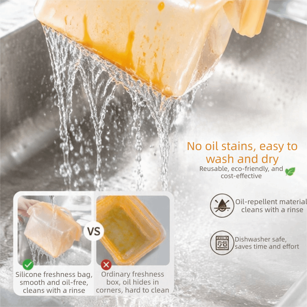 Wodoszczelne silikonowe worecz – Food Storage And Temperature recenzja i cena
