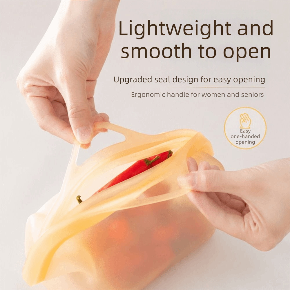 Wodoszczelne silikonowe worecz – Food Storage And Temperature recenzja i cena