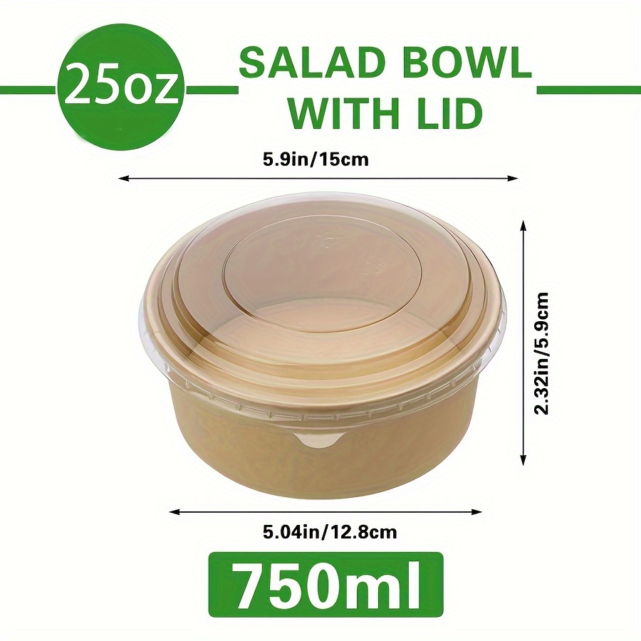 Papierowe miseczki z pokrywkam – Food Storage Safety recenzja i cena