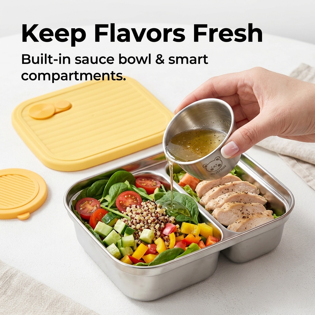 Pojemnik na lunch ze stali nie – Food Storage Containers B&M recenzja i cena