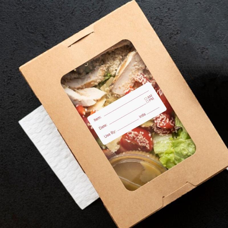 500 szt./rolka 5*2,5 cm Naklej – Food Storage Restaurant recenzja i cena